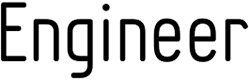 Engineer font Engineer font