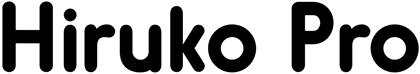 Hiruko Pro font