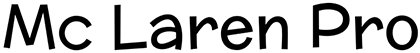 Mc Laren Pro font