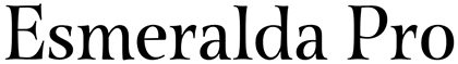 Esmeralda Pro font