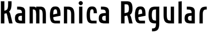 Kamenica font Kamenica font