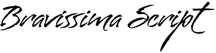 Bravissima Script font