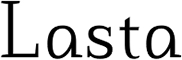 Lasta font